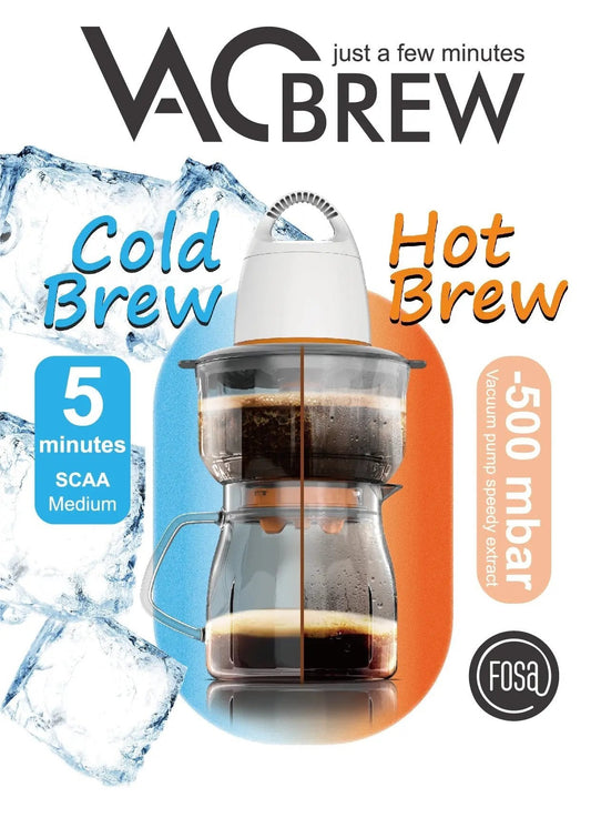 VacBrew: The Ultimate Hot & Cold Brew Vacuum Coffee Maker VC30000 FosaHome