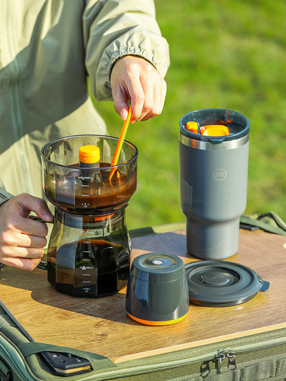 VacBrew: The Ultimate Hot & Cold Brew Vacuum Coffee Maker - Black Edition VC30000 FosaHome