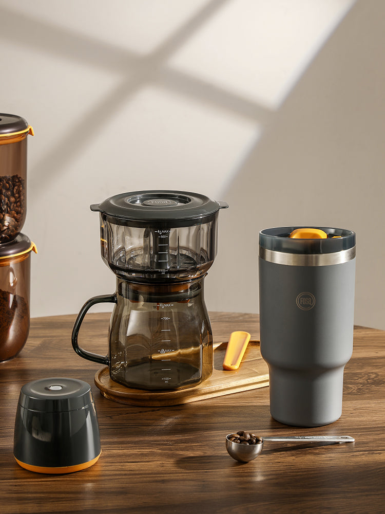 VacBrew: The Ultimate Hot & Cold Brew Vacuum Coffee Maker - Black Edition VC30000 FosaHome