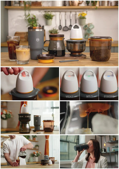 VacBrew: The Ultimate Hot & Cold Brew Vacuum Coffee Maker VC30000 FosaHome